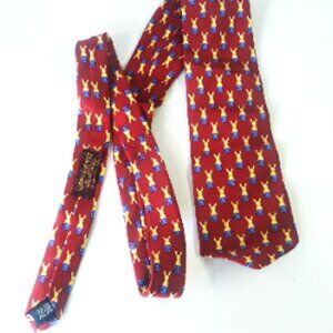 Vintage John Comfort Adult Novelty Silk Necktie Like Rabbits 55" x 3.75"